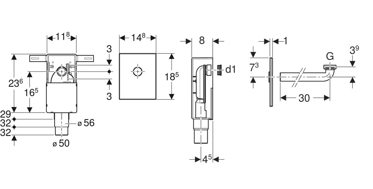 Сифон для умивальника прихованого монтажу 151.120.21.1 хром Geberit - Зображення 188231913-3a9ab.jpg
