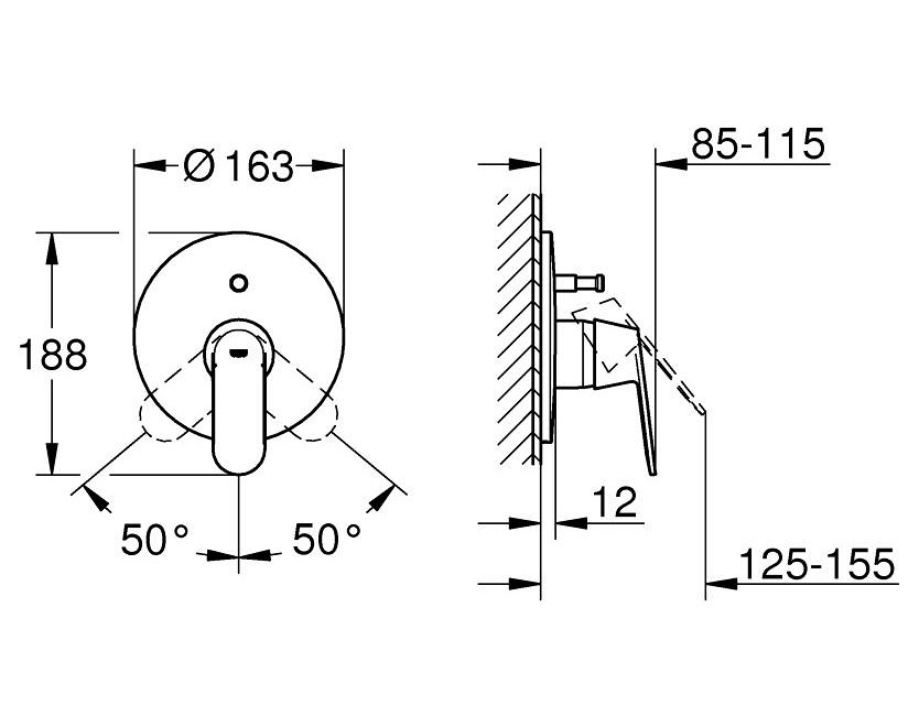 Смеситель Eurosmart Cosmopolitan 19382000 Grohe - Зображення 1882377-6cd20.jpg
