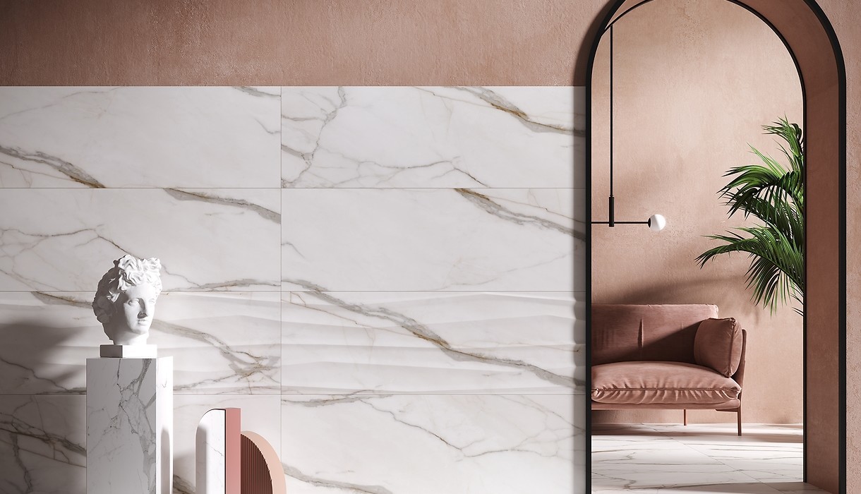 Плитка настенная Cosima White SATIN STR 398x1198 Opoczno - Зображення 1883340-22102.jpg