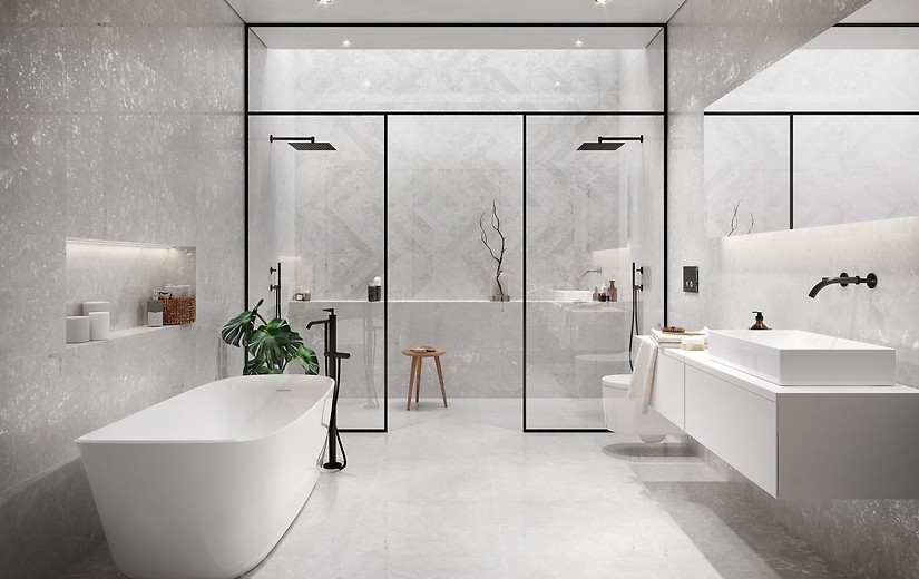 Плитка керамогранитная Rest White Inserto B MATT 398x1198x8 Opoczno - Зображення 1883511-133e1.jpg