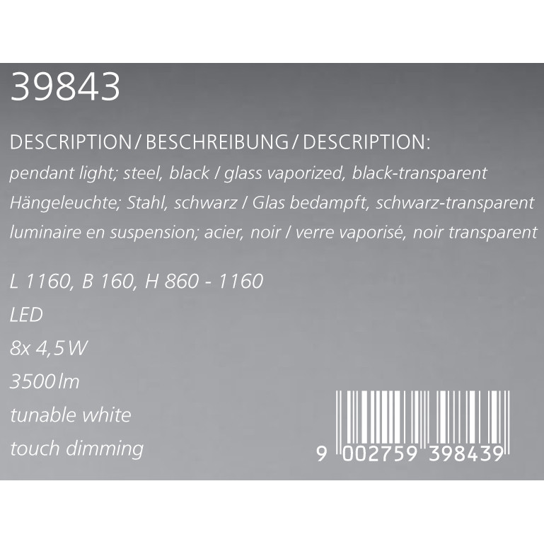 Люстра PRAVOMERA  LED (39843), EGLO - Зображення 1884379-fa47d.jpg