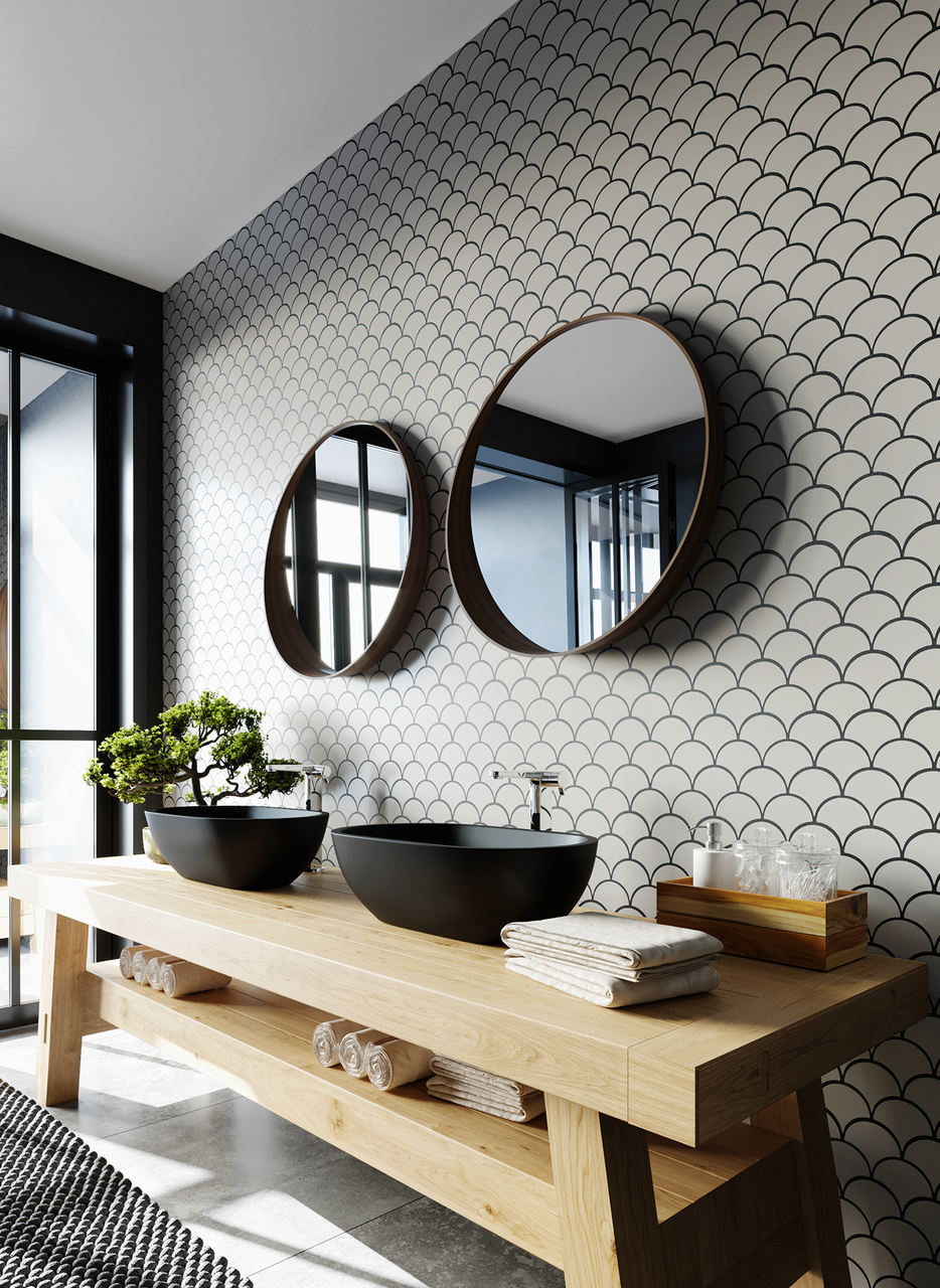 Мозаїка SCALES SC 6001 Flora Grey 240x240x9 Котто Кераміка - Зображення 1884394-b6709.jpg