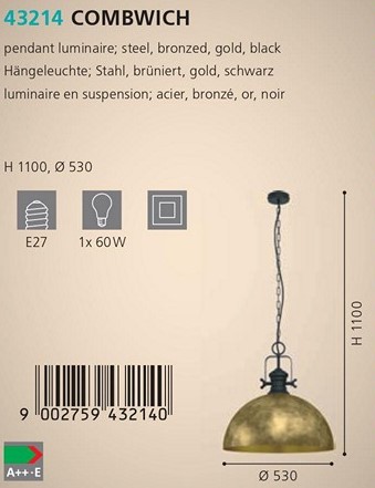 Люстра COMBWICH (43214), EGLO - Зображення 1884538-2919d.jpg