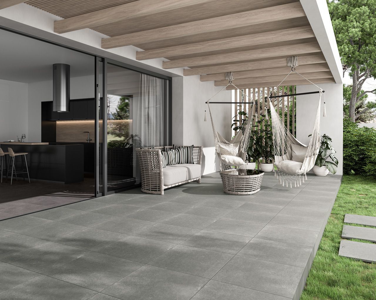 Плитка керамогранітна Industrialdust Grys RECT 598x1198x9 Paradyz - Зображення 1884709-29d99.jpg