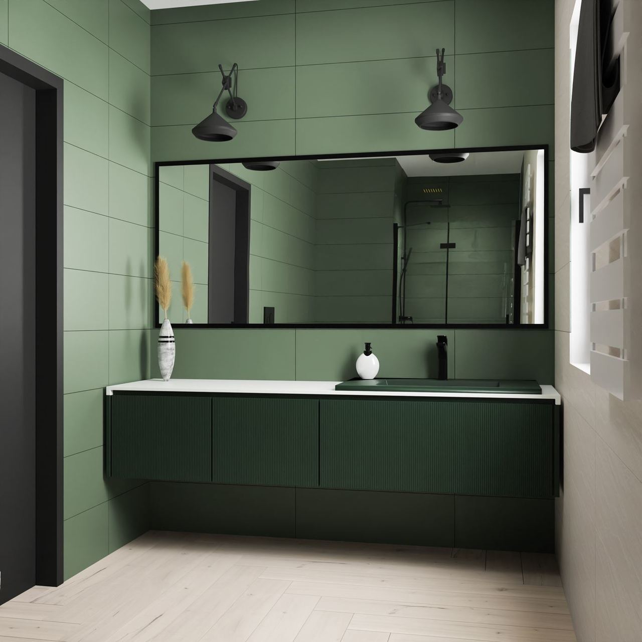 Плитка стінова Nightwish Green RECT 250x750x9 Paradyz - Зображення 1884944-5e0d5.jpg