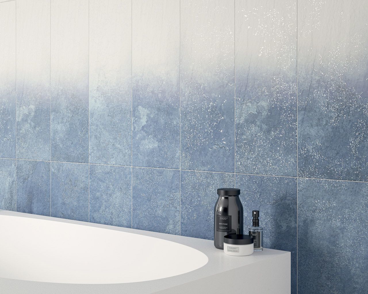 Плитка стінова Nightwish Navy Blue Tonal RECT STR 250x750x9 Paradyz - Зображення 1884949-d327b.jpg