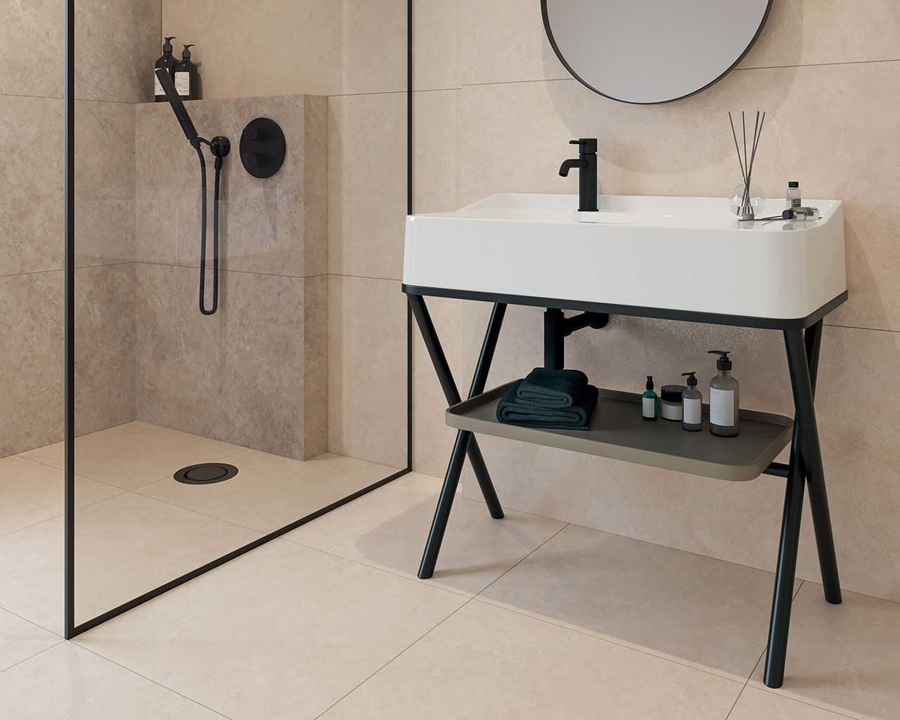 Плитка керамогранітна Lightstone Crema RECT 598x1198x10 Paradyz - Зображення 1885184-c184f.jpg