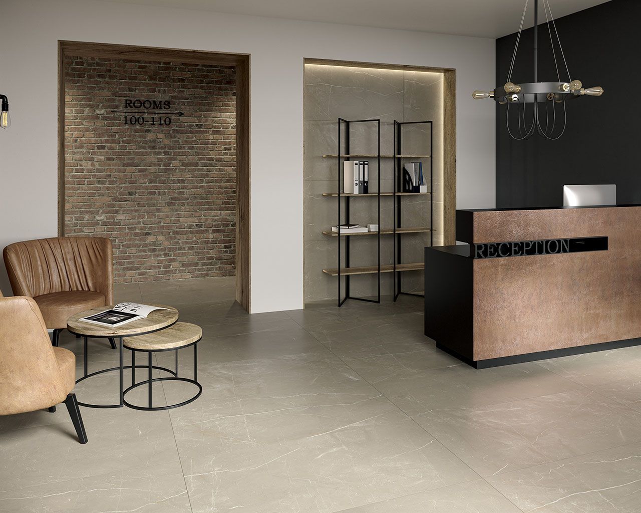 Плитка керамогранітна Linearstone Taupe RECT 598x1198x9 Paradyz - Зображення 1885219-441a3.jpg