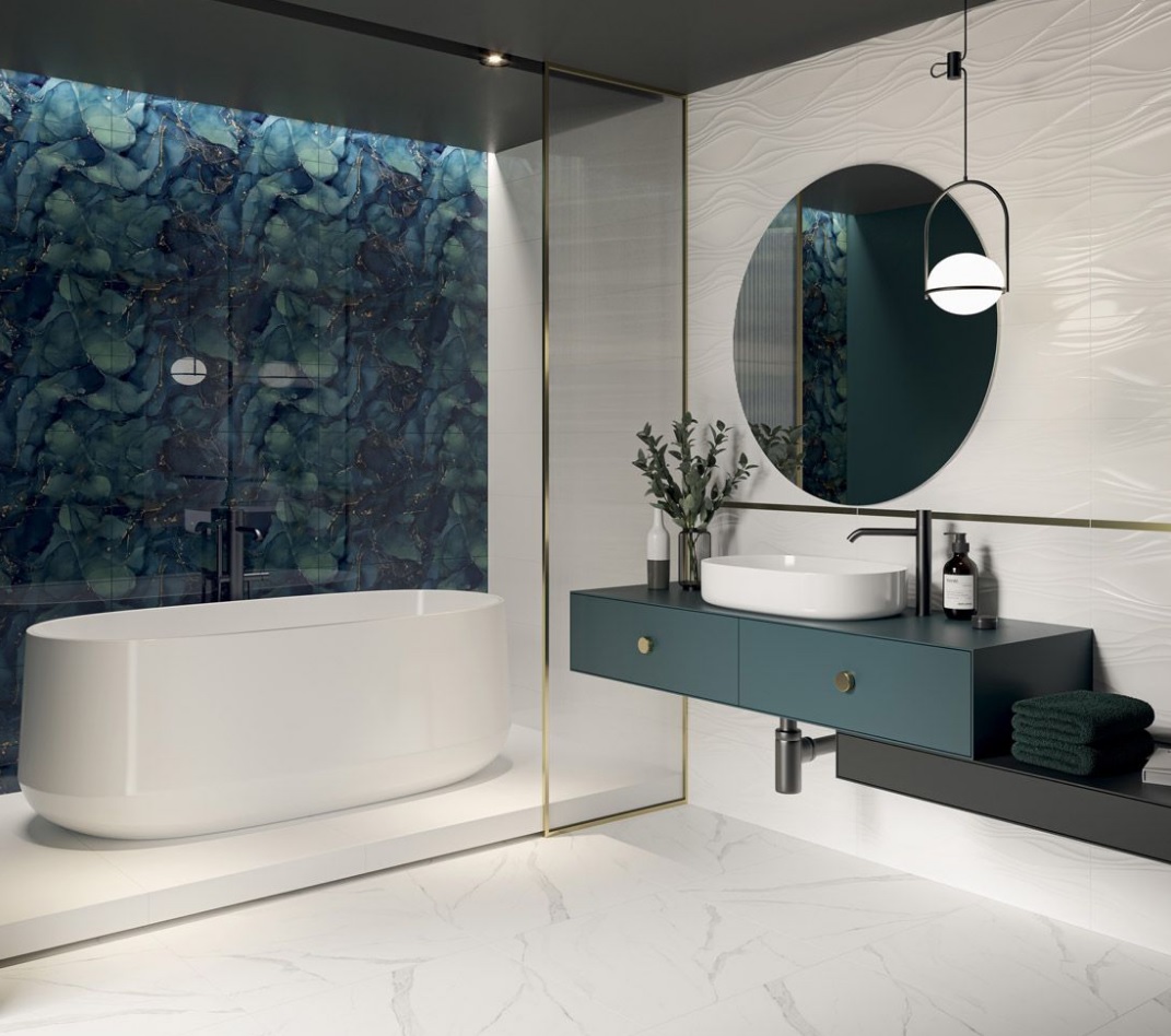 Плитка стінова Neve Bianco RECT STR Polysk 250x750x9 Paradyz - Зображення 1885506-a1978.jpg