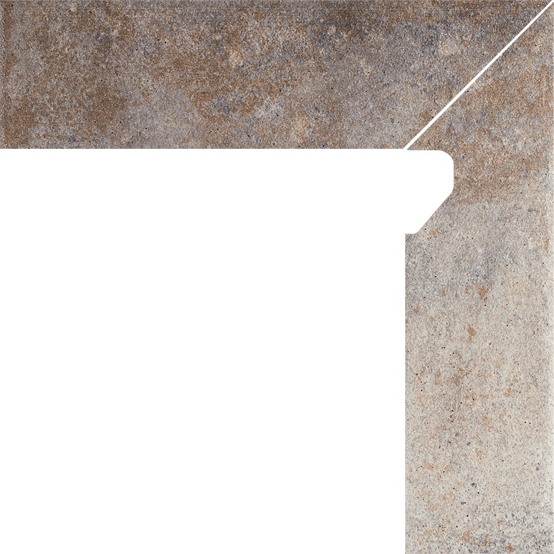 Цоколь правий Viano Grys 2х-елементний 81x300x11 Paradyz - Зображення