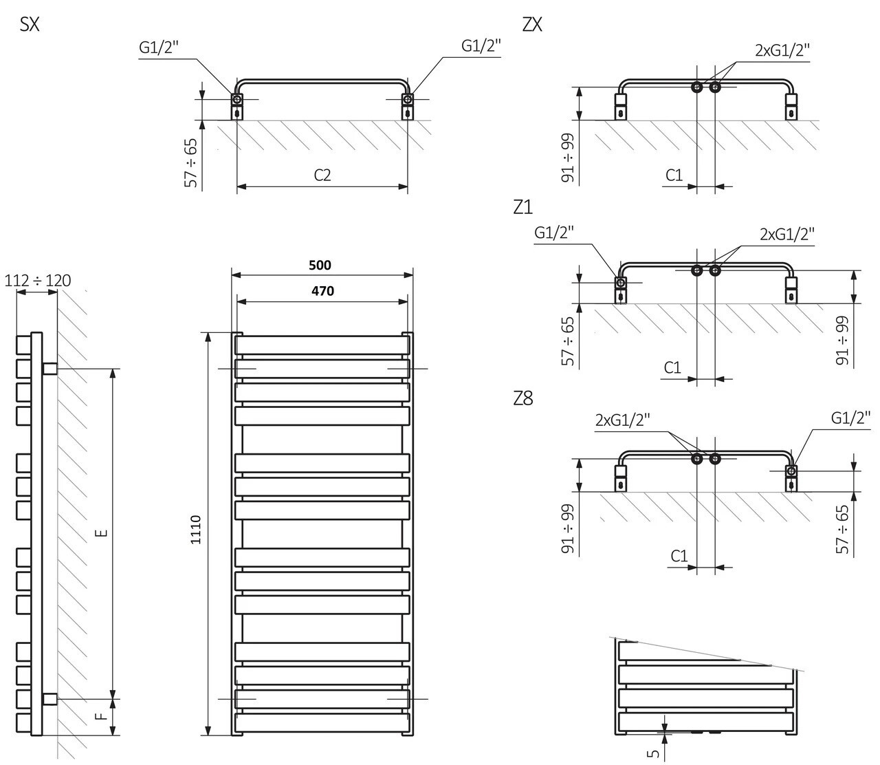 Рушникосушка 1110х500 Warp T WGWAT111050K119SX Terma - Зображення 188598556-ea693.jpg