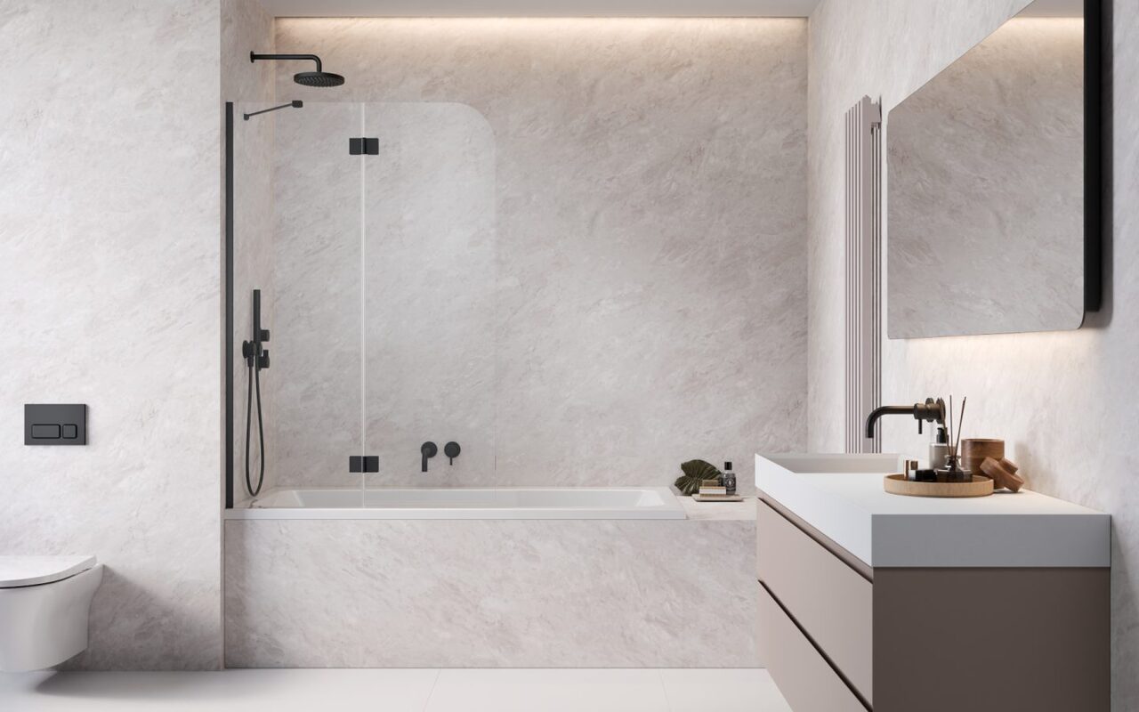 Шторка для ванни Garda Black PND II R 100x150 RADAWAY - Зображення 188598605-25fa5.jpg