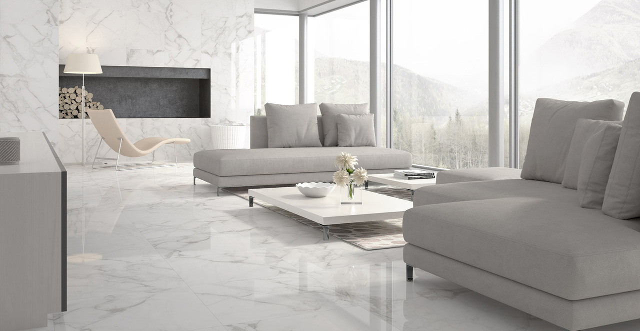 Плитка керамогранитная Н90580 Calacatta Extra Білий RECT 600x600x8 Golden Tile - Зображення 188671938-3b7e1.jpg