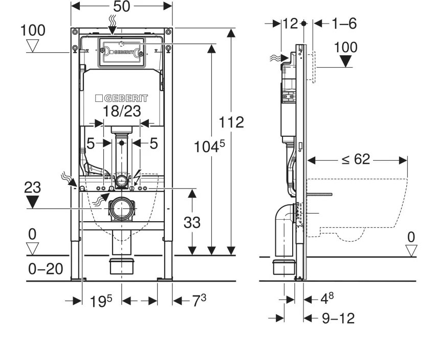 Инсталляция для унитаза H112 Duofix Delta 458.126.00.2 Geberit - Зображення 188672120-c5bf9.jpg