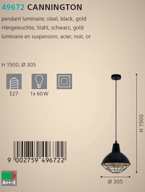 Люстра CANNINGTON (49672), EGLO - Зображення 1886988-09bfb.jpg