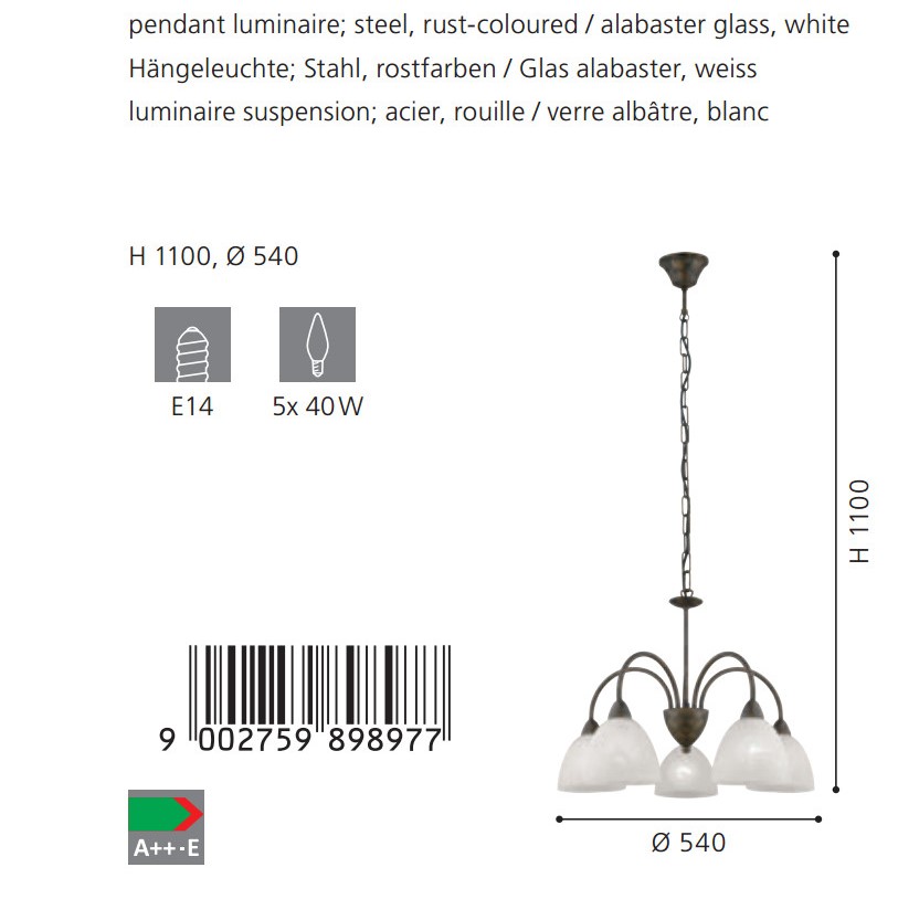 Люстра DIONIS (89891), EGLO - Зображення 1887533-9af1e.jpg