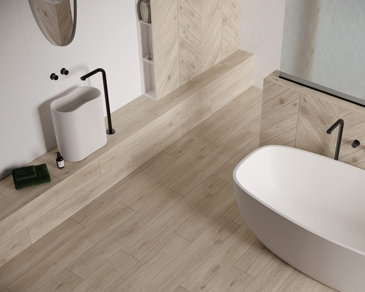 Плитка керамогранітна Heartwood Cardamon RECT STR 198x1798x9 Paradyz - Зображення 1887673-92609.jpg