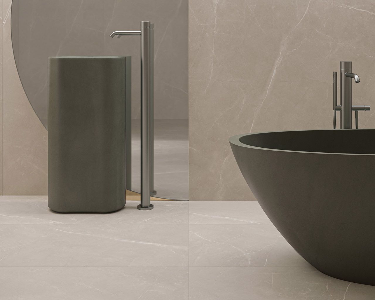 Плитка керамогранітна Ritual Grey RECT Soft 1200x2800x6 Paradyz - Зображення 1887808-975bb.jpg