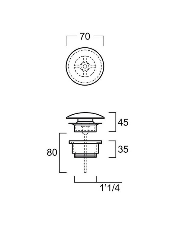 Донний клапан Wave PLCE сapri SIMAS - Зображення 188820035-193f7.jpg