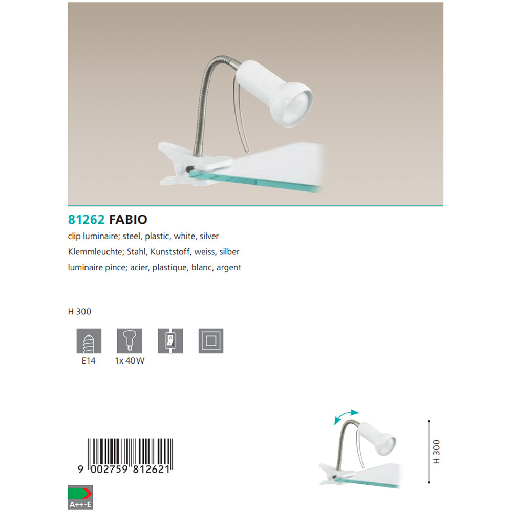 Настільна лампа FABIO (81262), EGLO - Зображення 1888588-35889.jpg