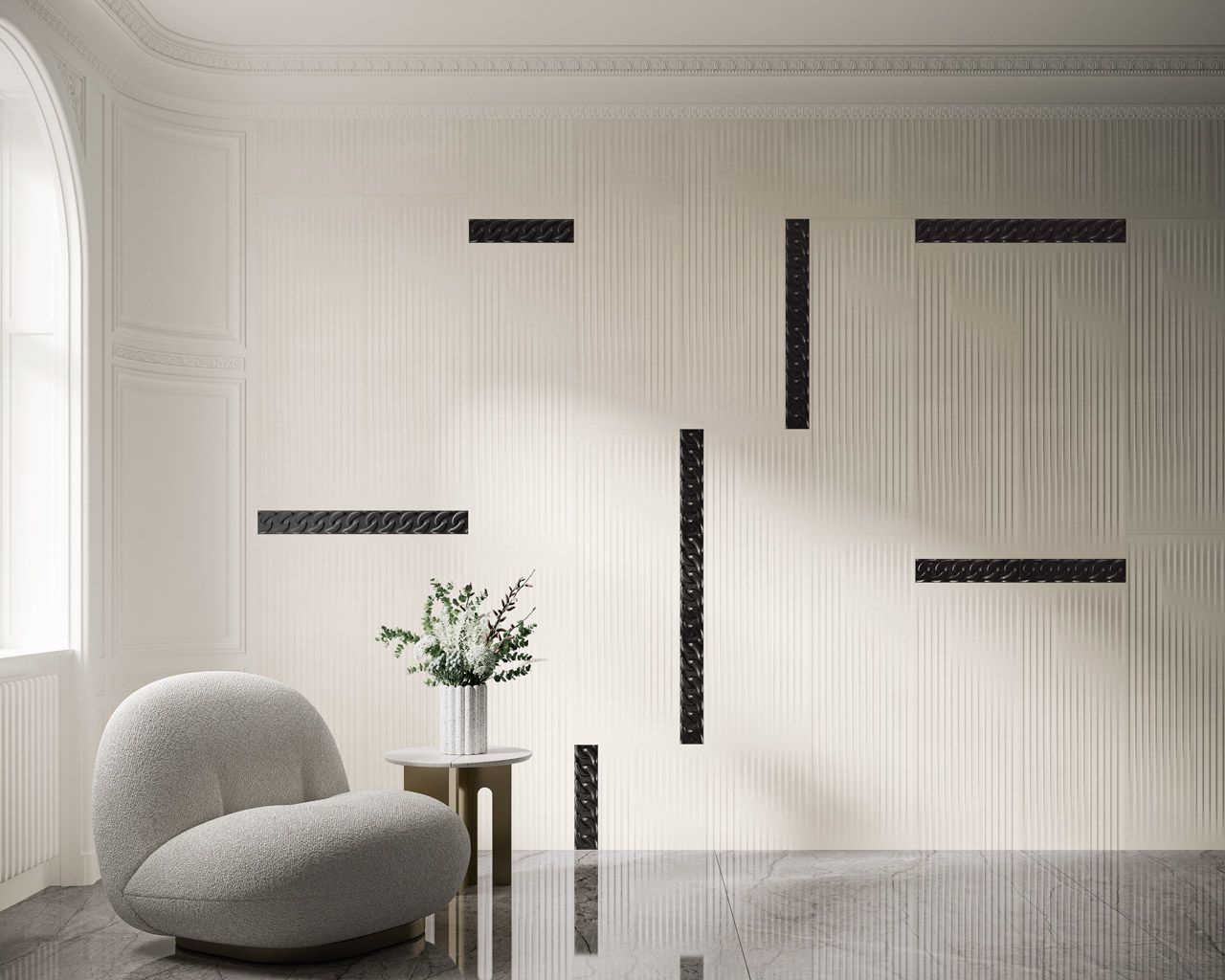 Плитка стінова Cold Princess White RECT STR 398x1198x11 Paradyz - Зображення 1888722-a5fe9.jpg