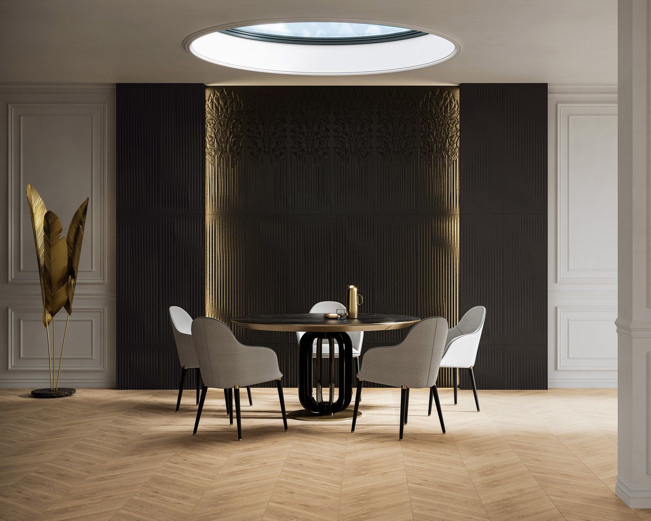 Плитка настенная Cold Princess Black RECT STR 398x1198x11 Paradyz - Зображення 1888724-de090.jpg