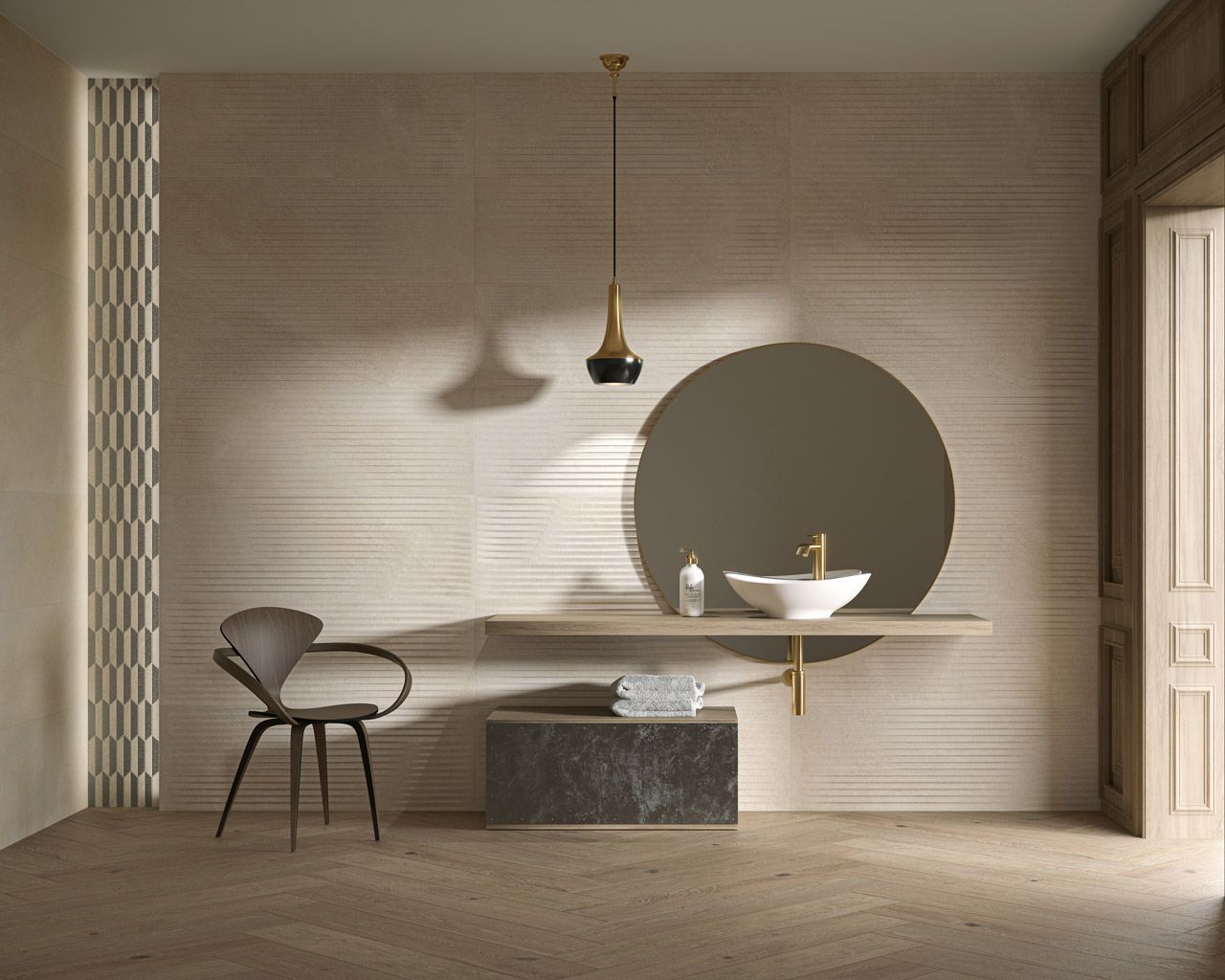 Плитка стінова Mystic Shadows Beige RECT 398x1198x11 Paradyz - Зображення 1888744-c3656.jpg