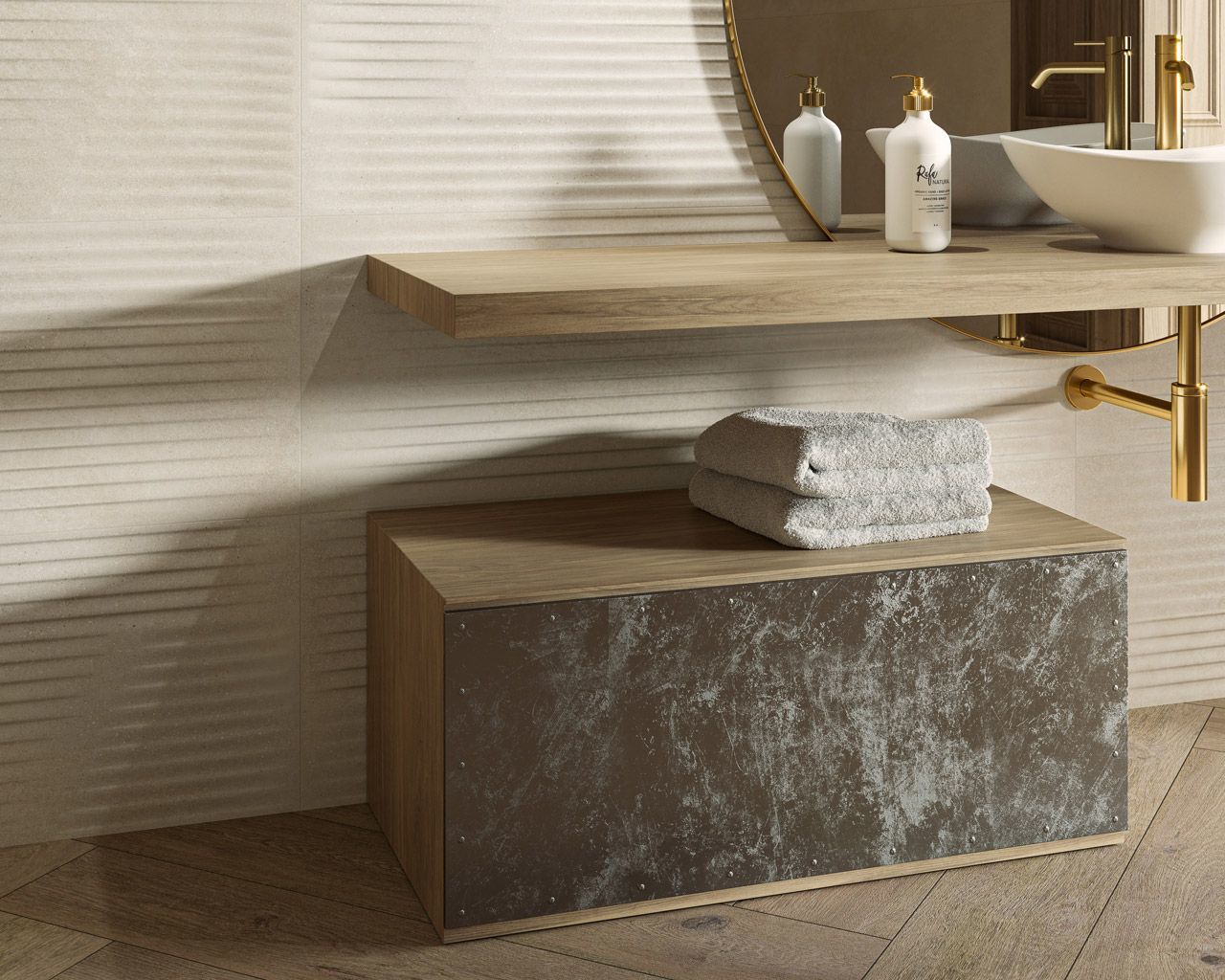 Плитка стінова Mystic Shadows Beige RECT STR 398x1198x11 Paradyz - Зображення 1888746-d2e3b.jpg