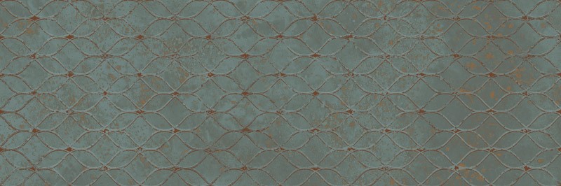 Плитка стінова Unique Lady Green RECT Dekor 398x1198x11 Paradyz - Зображення