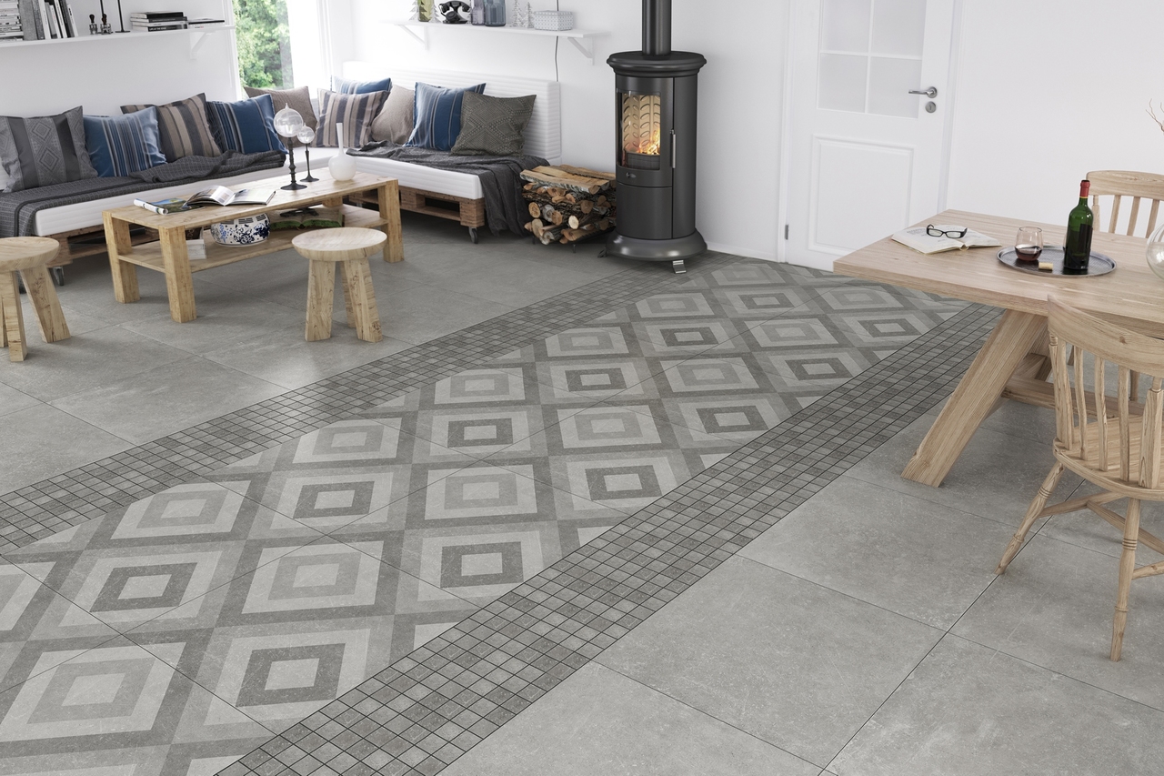 Плитка керамогранитная Stonehenge серый RECT 600x1200x10 Golden Tile - Зображення 1888922-0c962.jpg