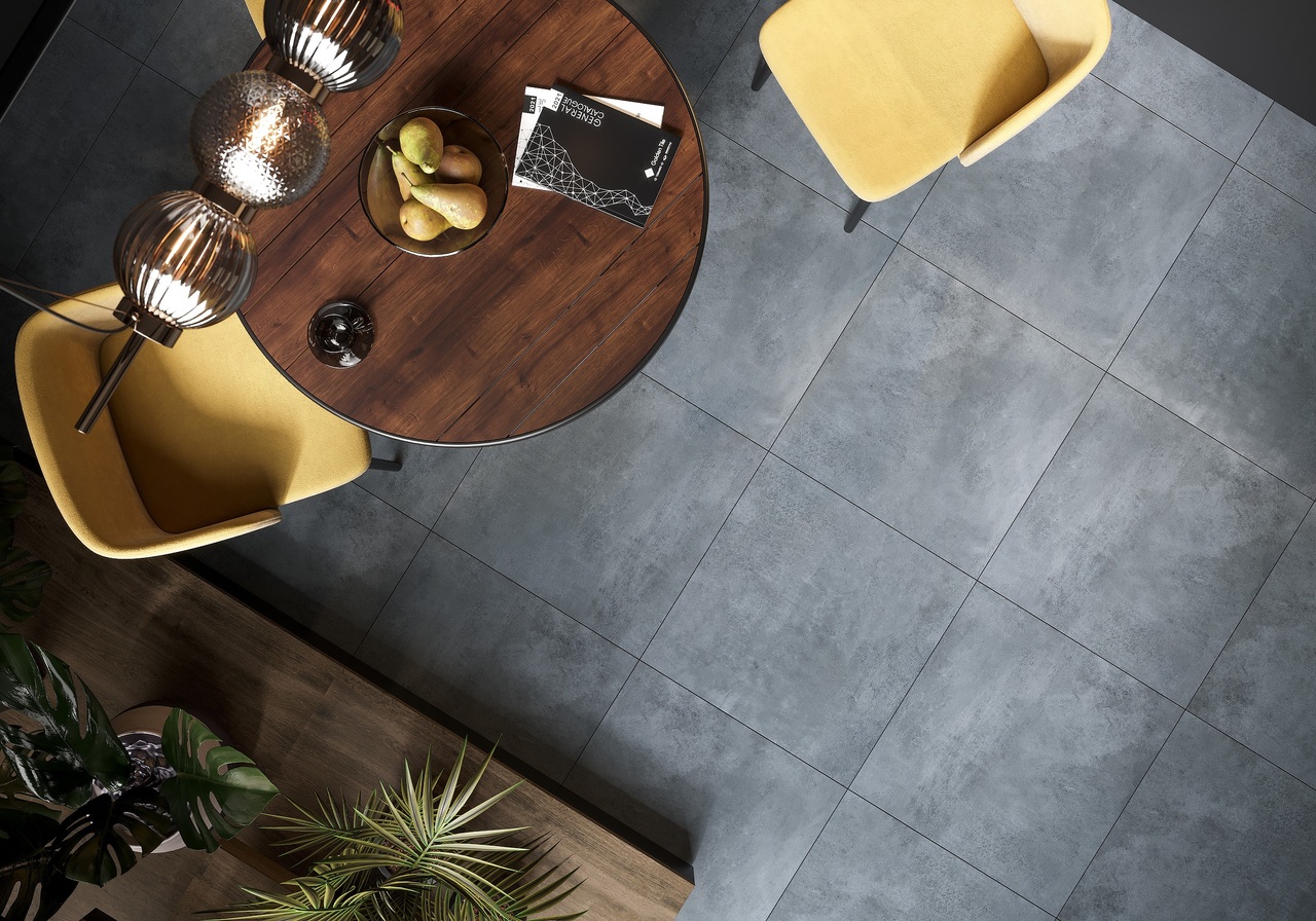 Плитка керамогранітна Hamburg темно-сірий RECT 600x600x10 Golden Tile - Зображення 1888941-424e0.jpg