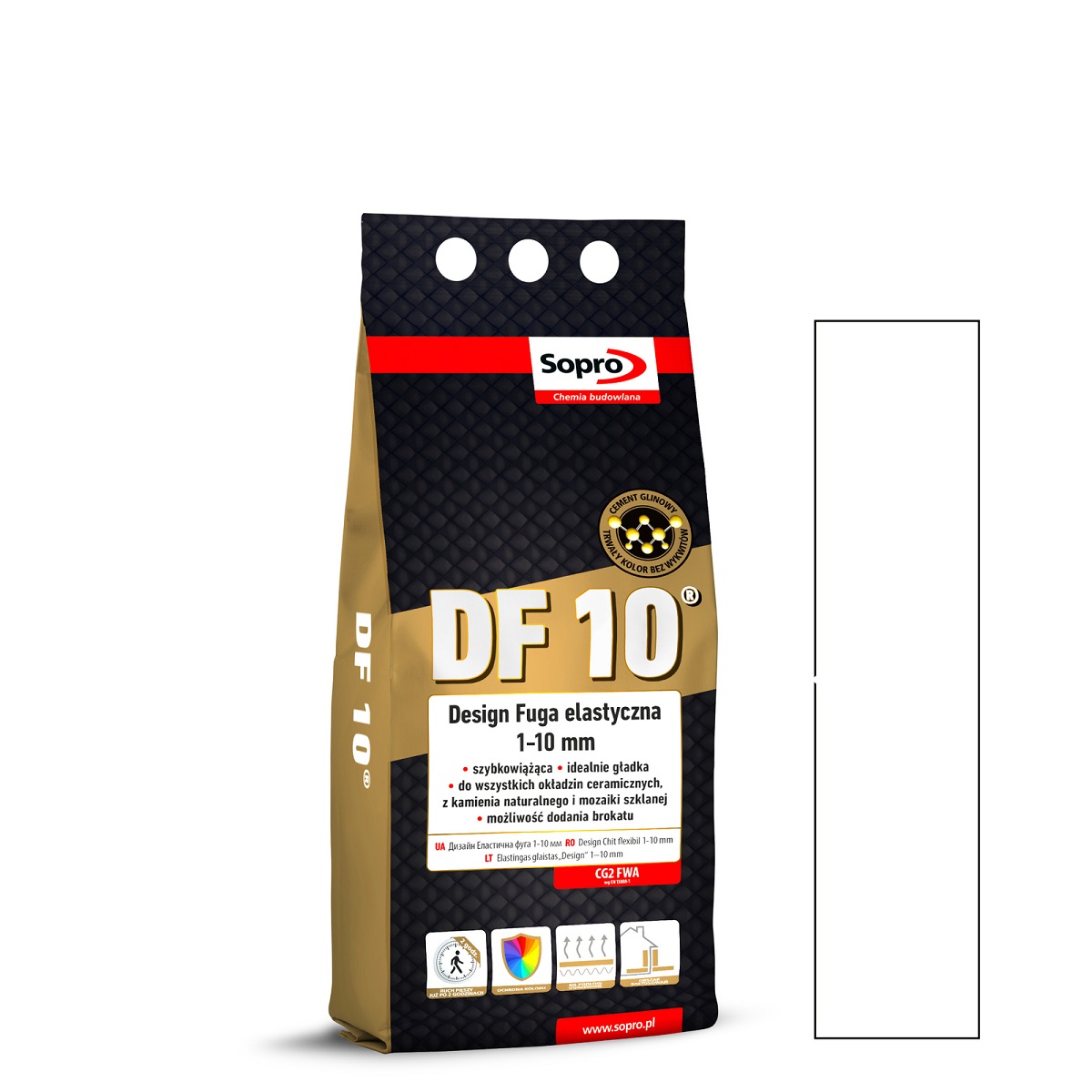 Затирка для швів Sopro DF 10 1050A білий №10 (2 кг) - Зображення 188894220-ba80e.jpg