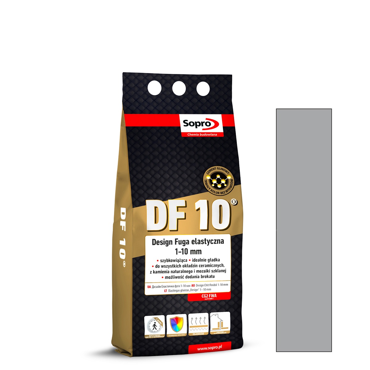 Затирка для швів Sopro DF 10 1069A манхеттен №77 (2 кг) - Зображення 188894360-389c8.jpg
