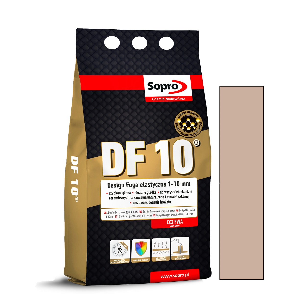 Затирка для швів Sopro DF 10 1057A бежевий №32 (4 кг) - Зображення 188894486-79c38.jpg