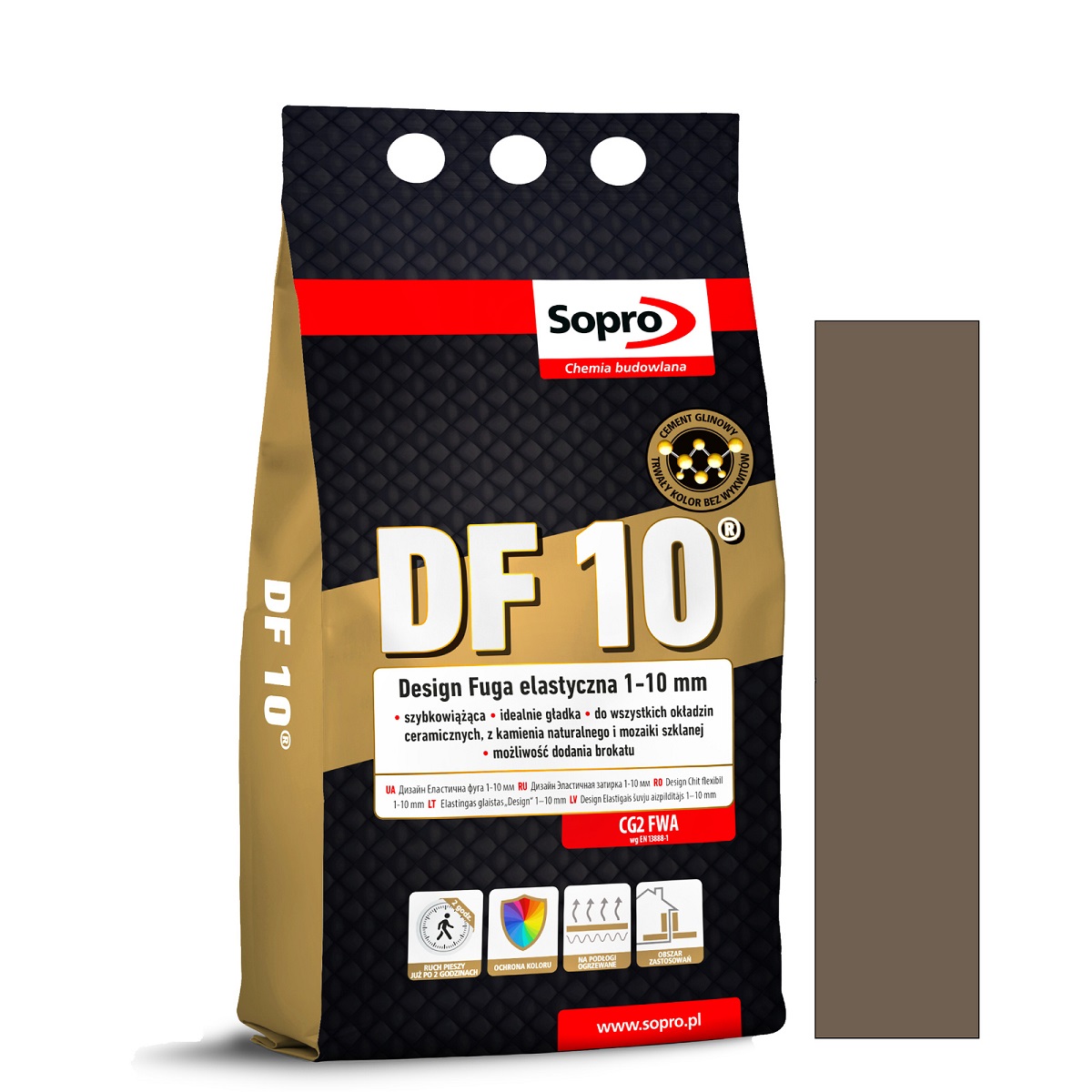 Затирка для швів Sopro DF 10 1083A умбра №58 (4 кг) - Зображення 188894575-edbff.jpg