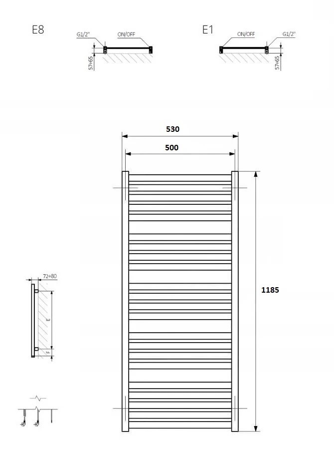 Рушникосушка Marlin One 1185x530 WWMRN118053K916E8P Terma - Зображення 188894686-471b0.jpg