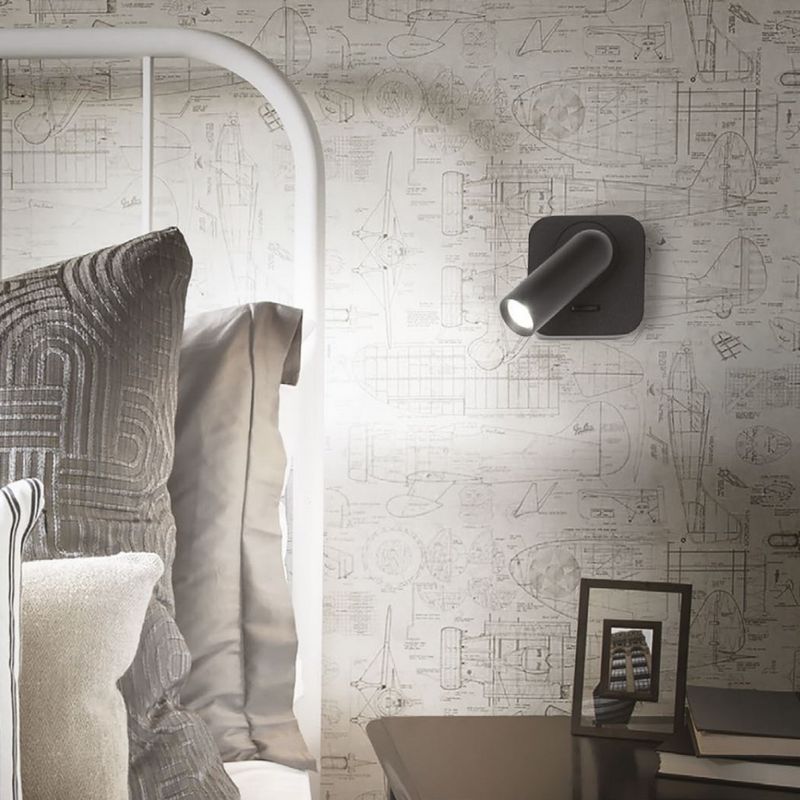 Спот BEAN SQUARE AP BIANCO (260648), IDEAL LUX - Зображення 1889073-4cbca.jpg