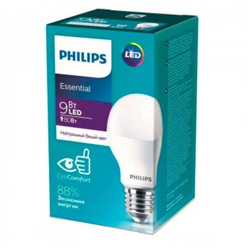 Лампа ESS LEDBulb 9W E27 4000K 1CT-12 Philips - Зображення 1889901-4ce2f.jpg