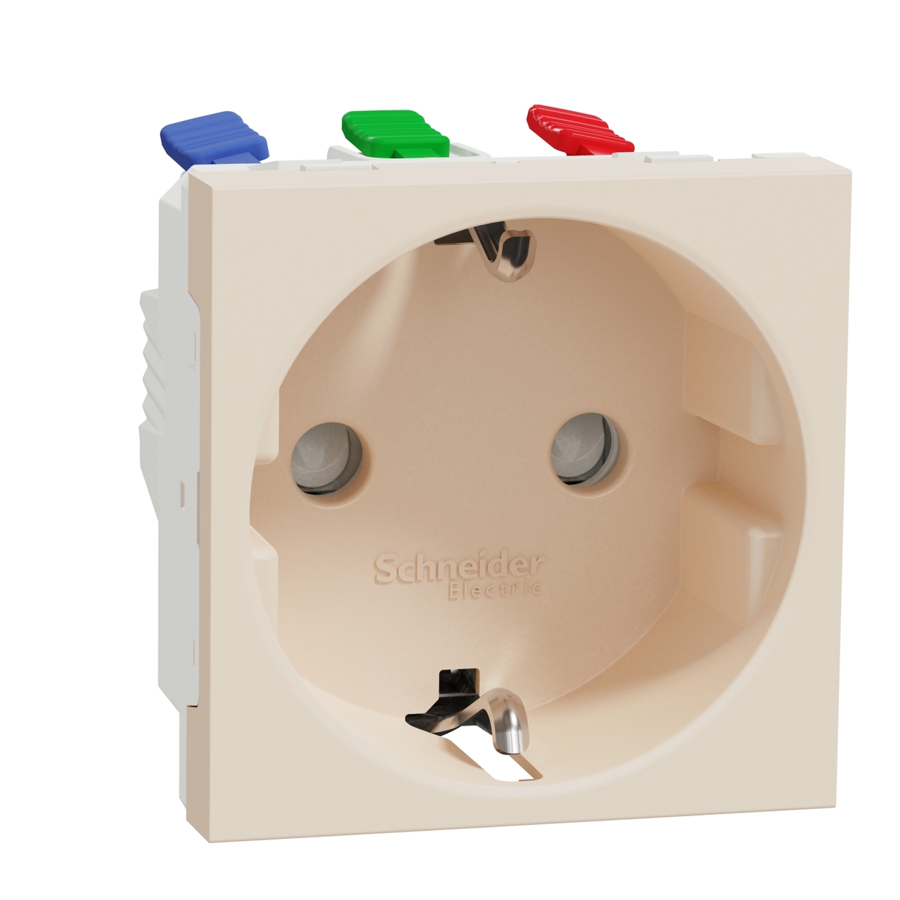 Розетка з заземленням 16A Бежевий UNICA (NU305744), Schneider Electric - Зображення 1890213-b6dc8.jpg