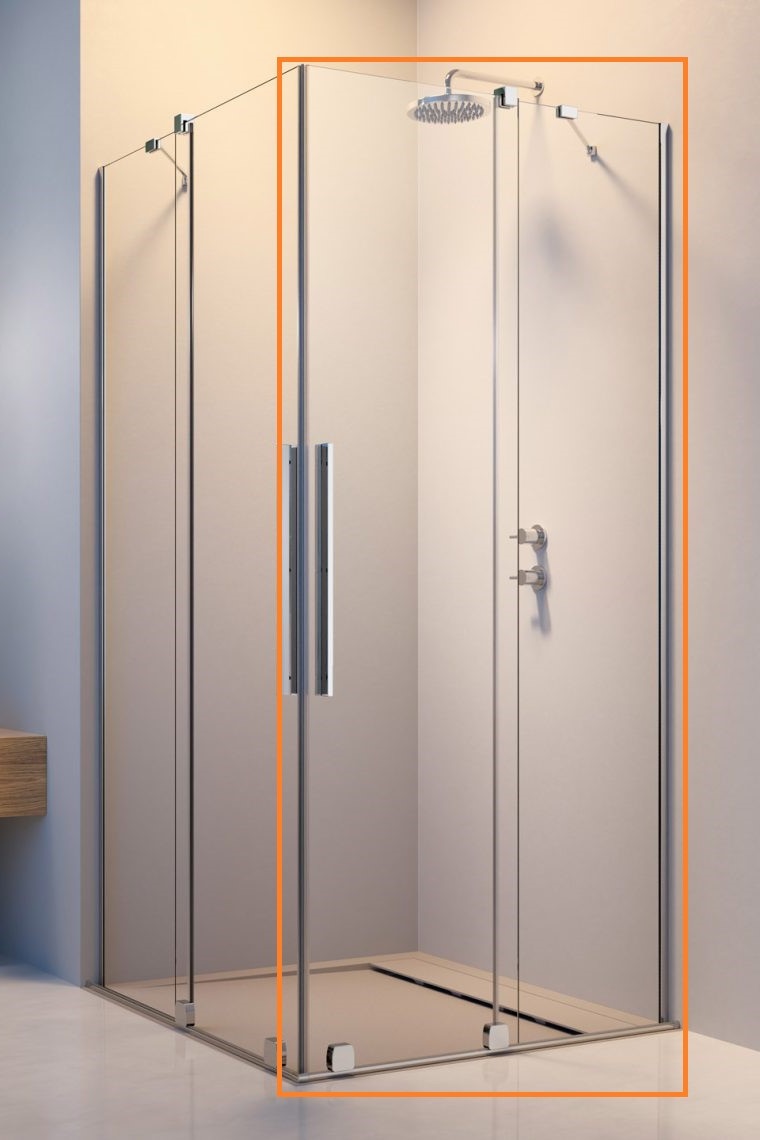 Душова кабіна (половина) Furo KDD 90 R RADAWAY - Зображення 1890389-b3ee3.jpg