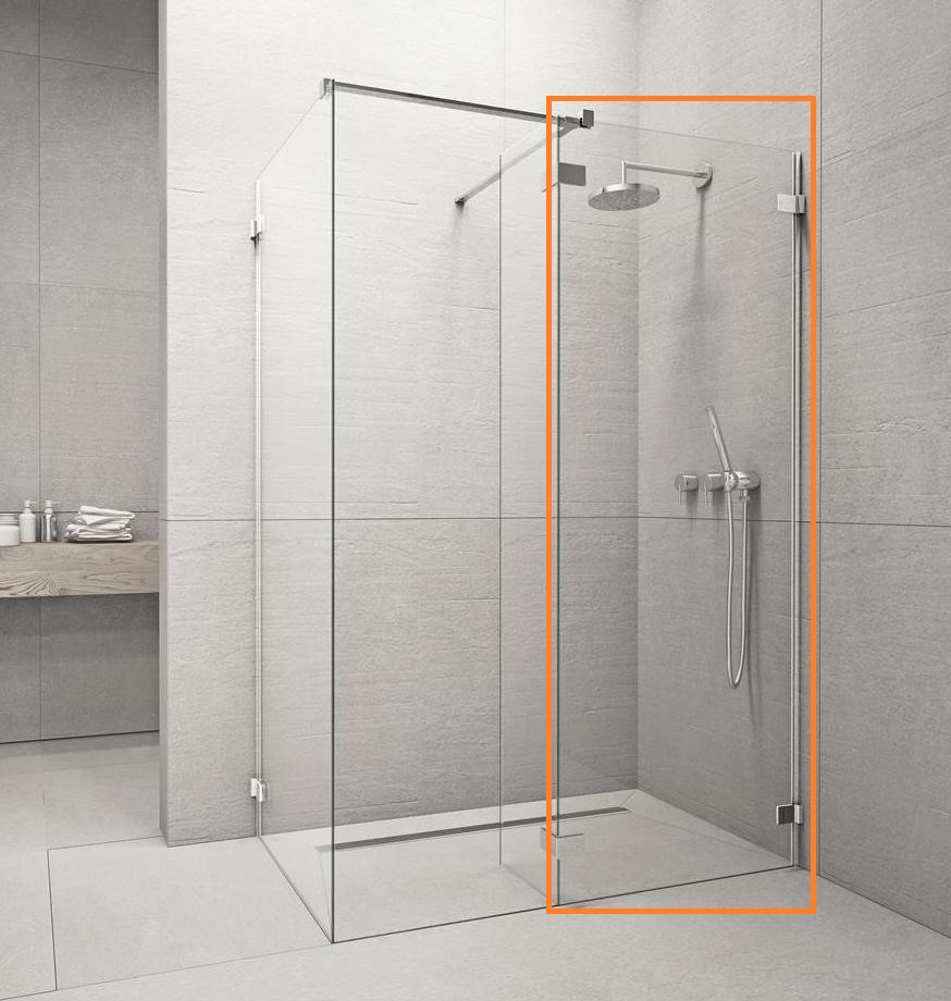 Фронтальна стінка Euphoria Walk-in III W3 100 RADAWAY - Зображення