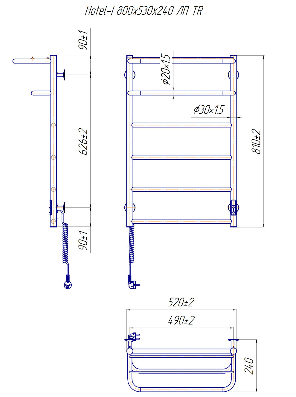 Рушникосушка електрична  Hotel-І 800х530 MARIO - Зображення 1891001-e9cf0.jpg