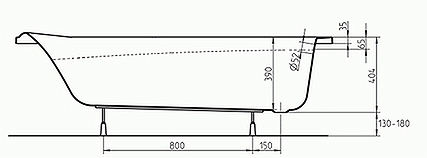 Ванна прямокутна Sensa 170x70, Kolo - Зображення 189107-6e795.jpg