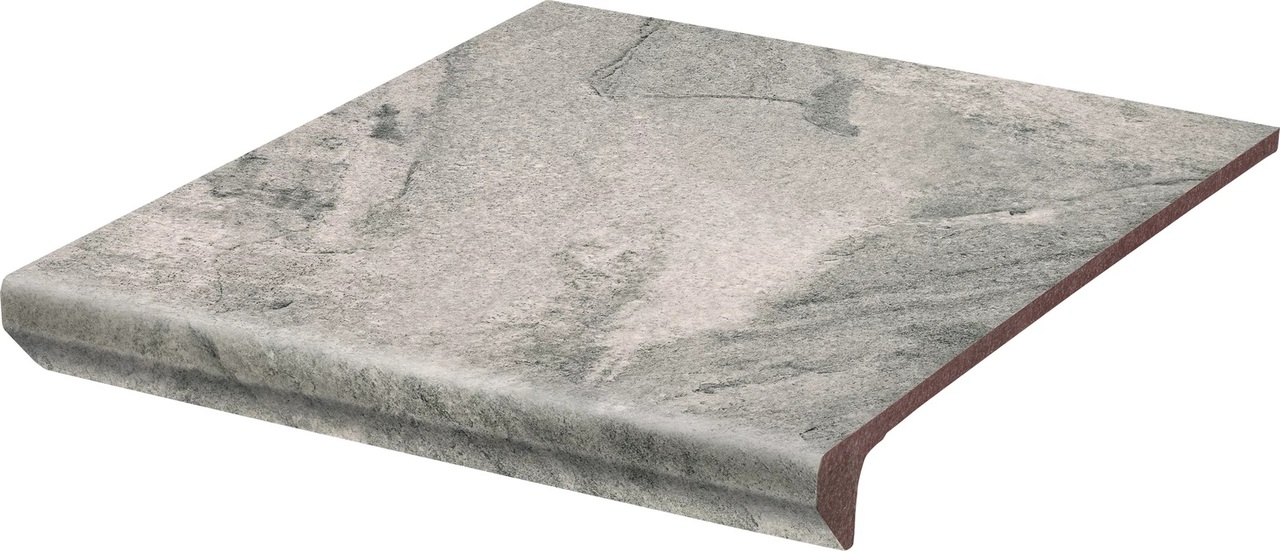 Сходинка з капіносом пряма Mattone Pietra Grafit 300x330 Paradyz - Зображення