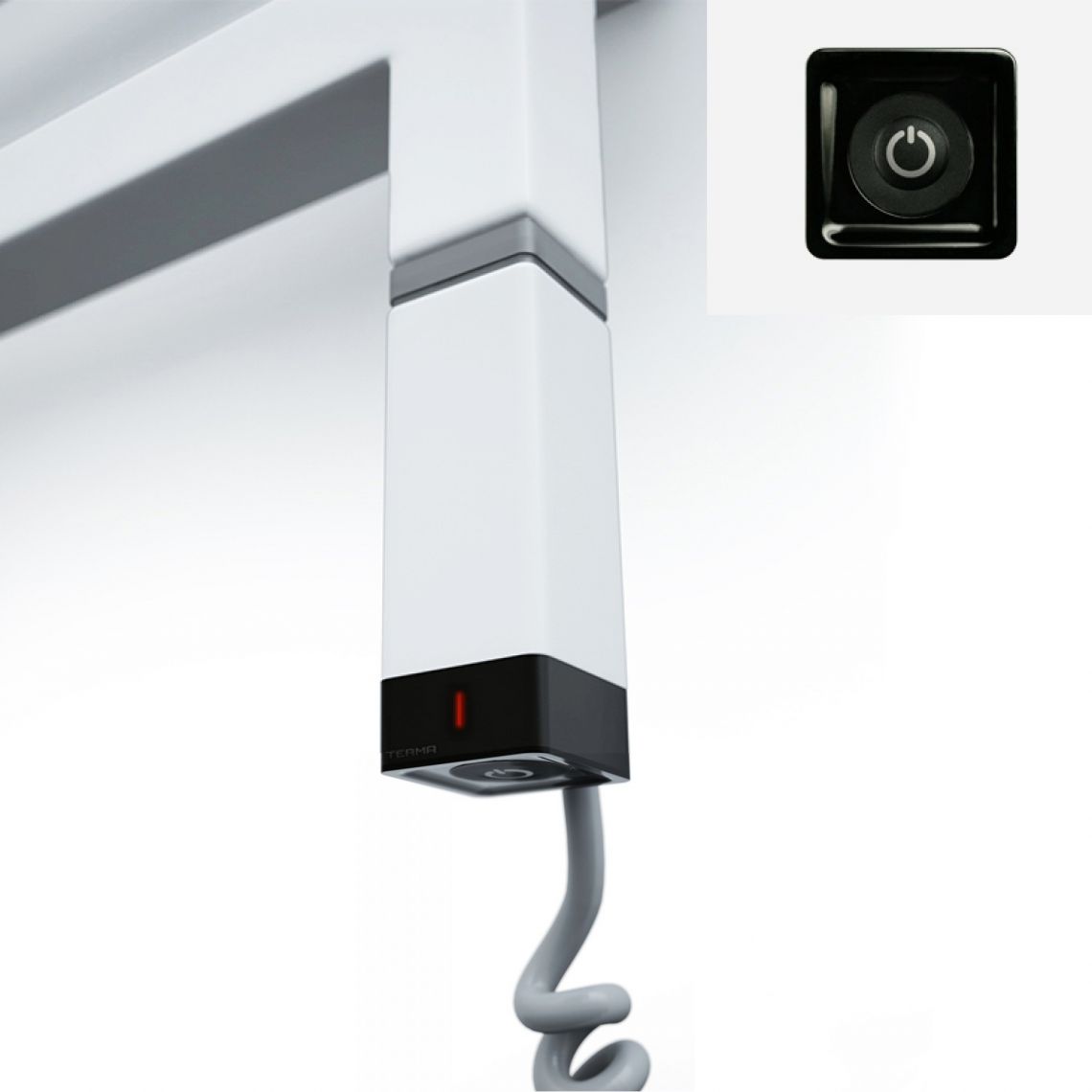 ТЕН прихованого монтажу One K 400W White Terma - Зображення