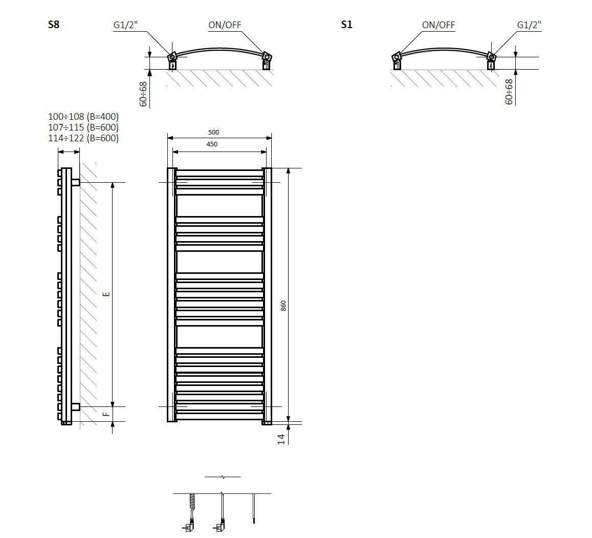Рушникосушка Dexter One 860x500 WWDEN086050KCROE8P Terma - Зображення 1893051-9513d.jpg