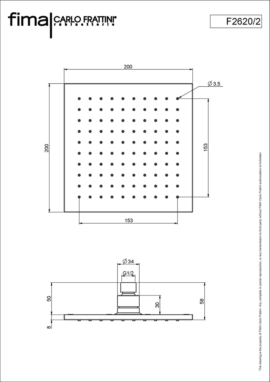 Верхній душ Wellness Black matt (F2620-2NS), Fima - Зображення 189330-9e25d.jpg