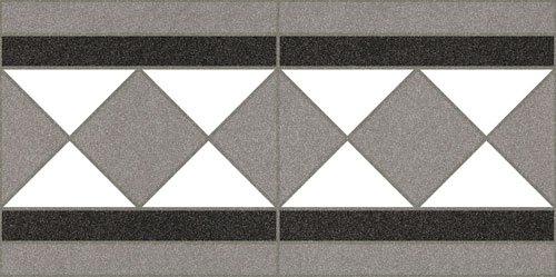 Декор 1C21 Cenefa Balisdon Blanco 158x316 Vives - Зображення