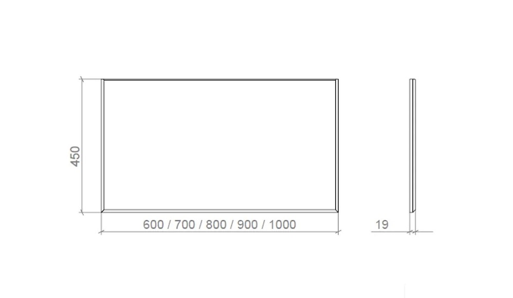 Стільниця МДФ19 60x45 білий Mirater - Зображення 189337115-789ad.jpg