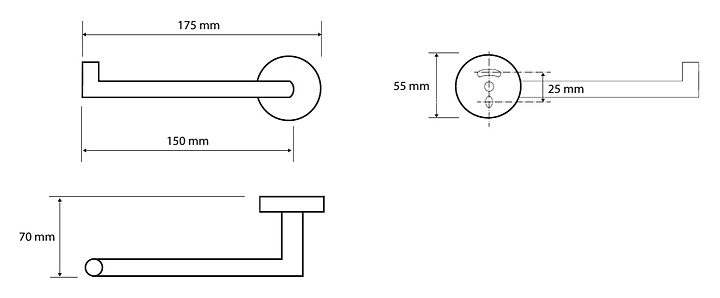 Тримач для туалетного паперу White (104212034L), Bemeta - Зображення 1893945-6d3b1.jpg